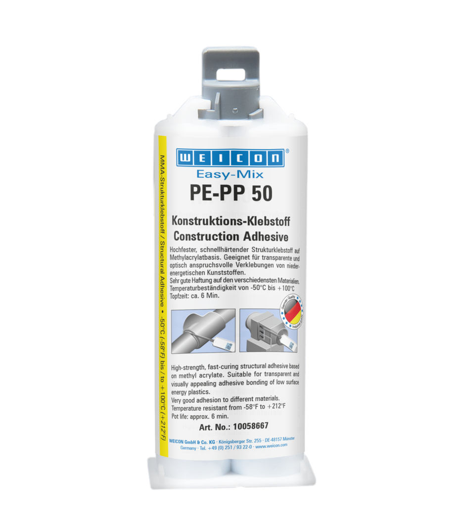WEICON Easy-Mix PE-PP 50 50 ml 2K-Konstruktionsklebstoff 1:1