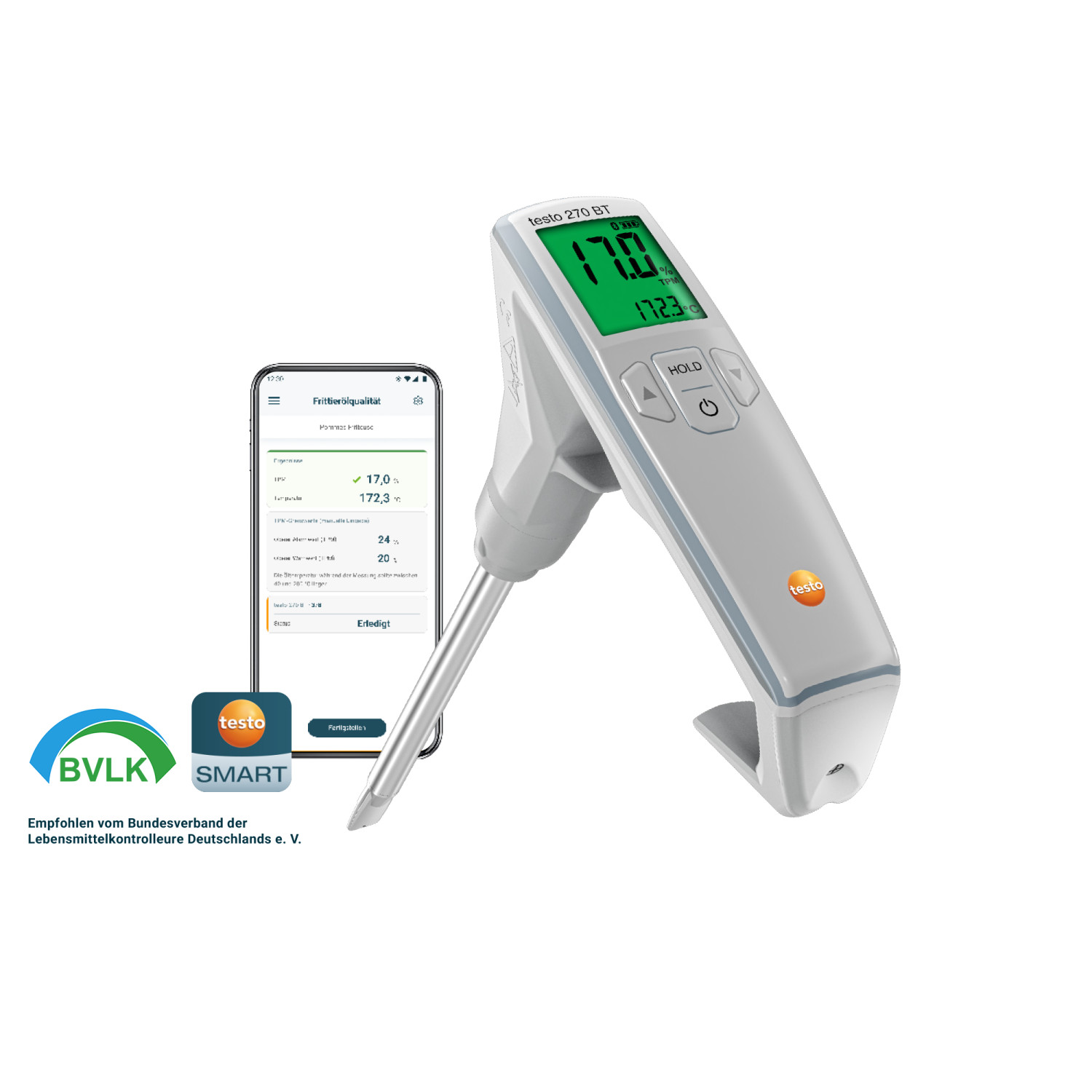 Frittierölmessgerät testo 270 BT – Frittieröl-Tester