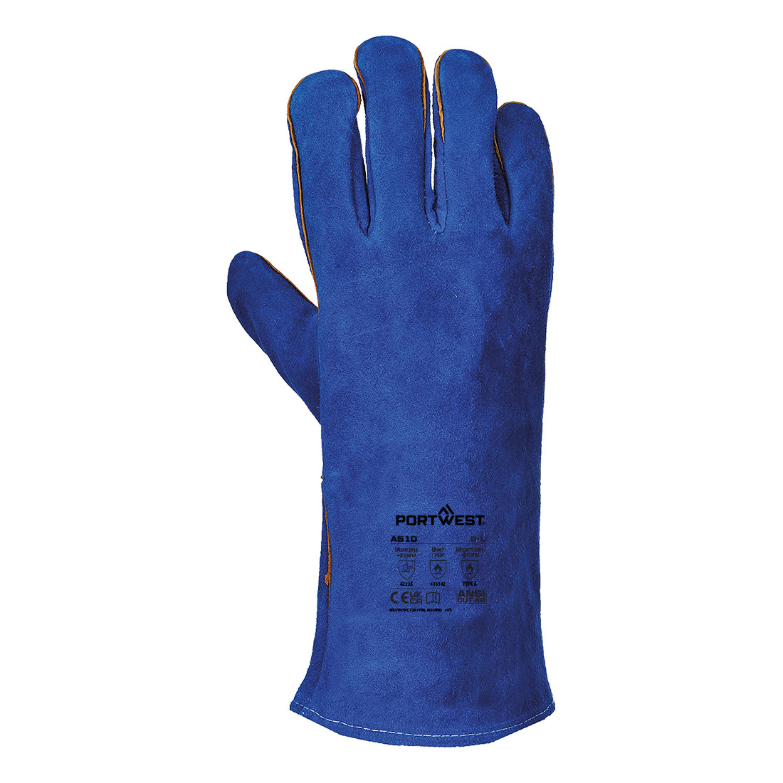 Schweißer Stulpenhandschuhe – Schweißerhandschuh EN 12477 | Portwest A510