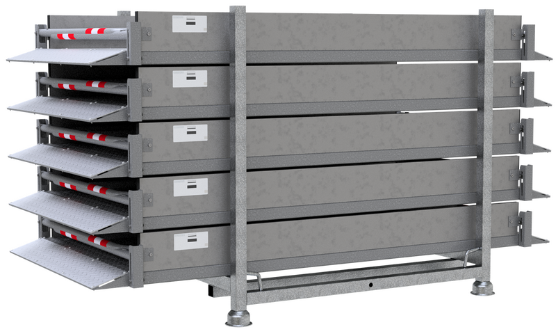 Grabenbrücken-Set aus Aluminium/Stahl oder Holz