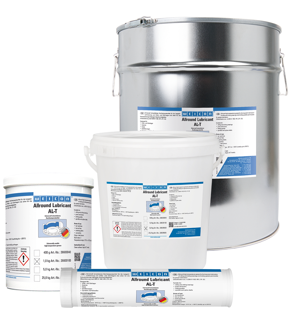 WEICON Allround-Lubricant 25kg AL-T 25000, Hochtemperaturfett