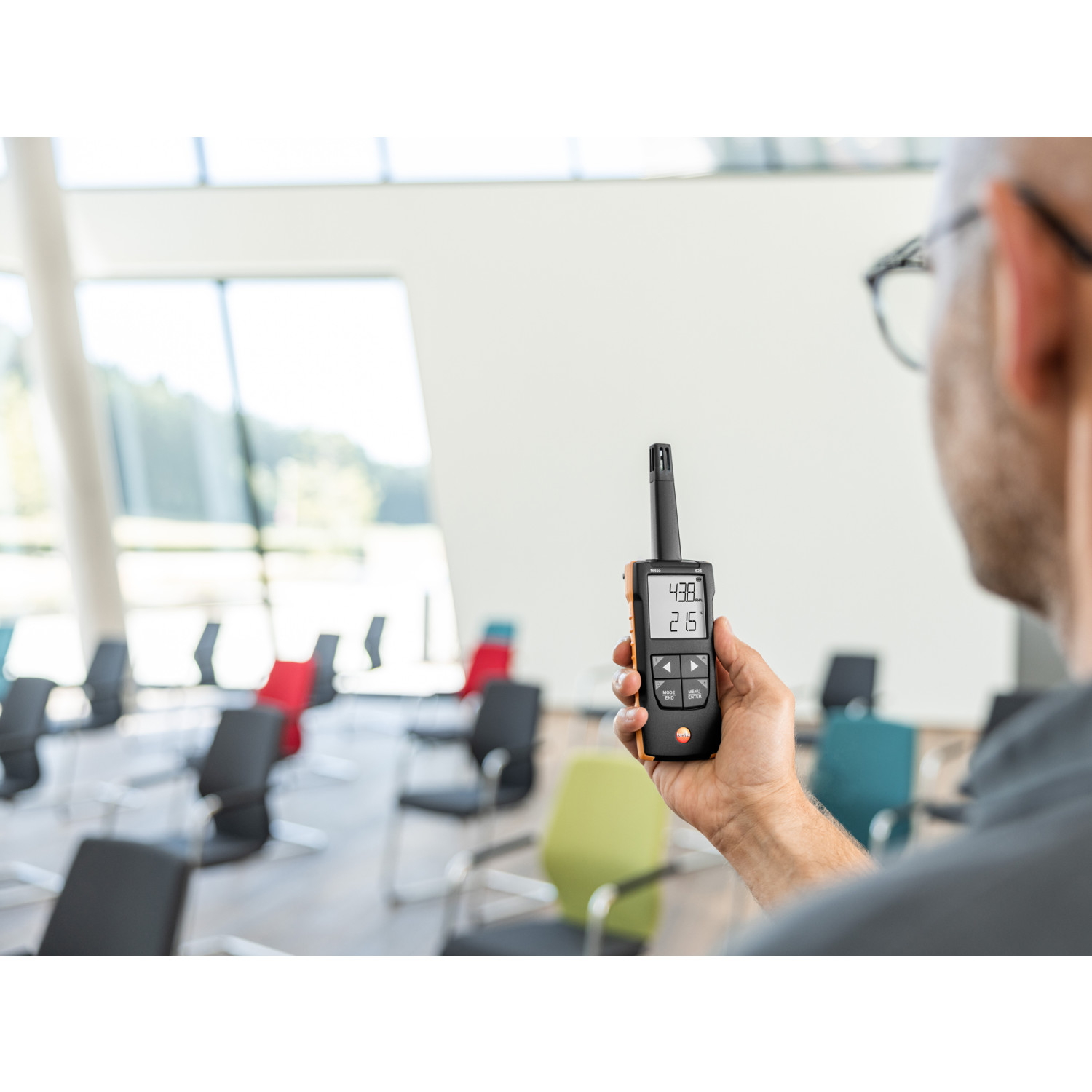 Digitales Thermohygrometer testo 625 mit App-Anbindung