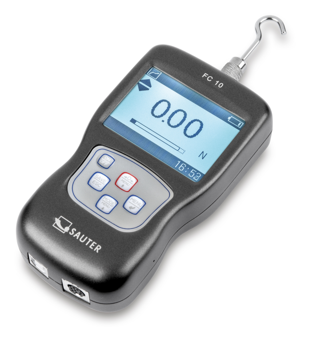 Digitales Kraftmessgerät SAUTER FC – Metallgehäuse, bis 1 kN