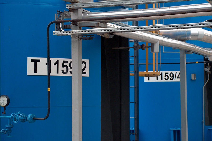 Tankkennzeichnungen für Tanklager