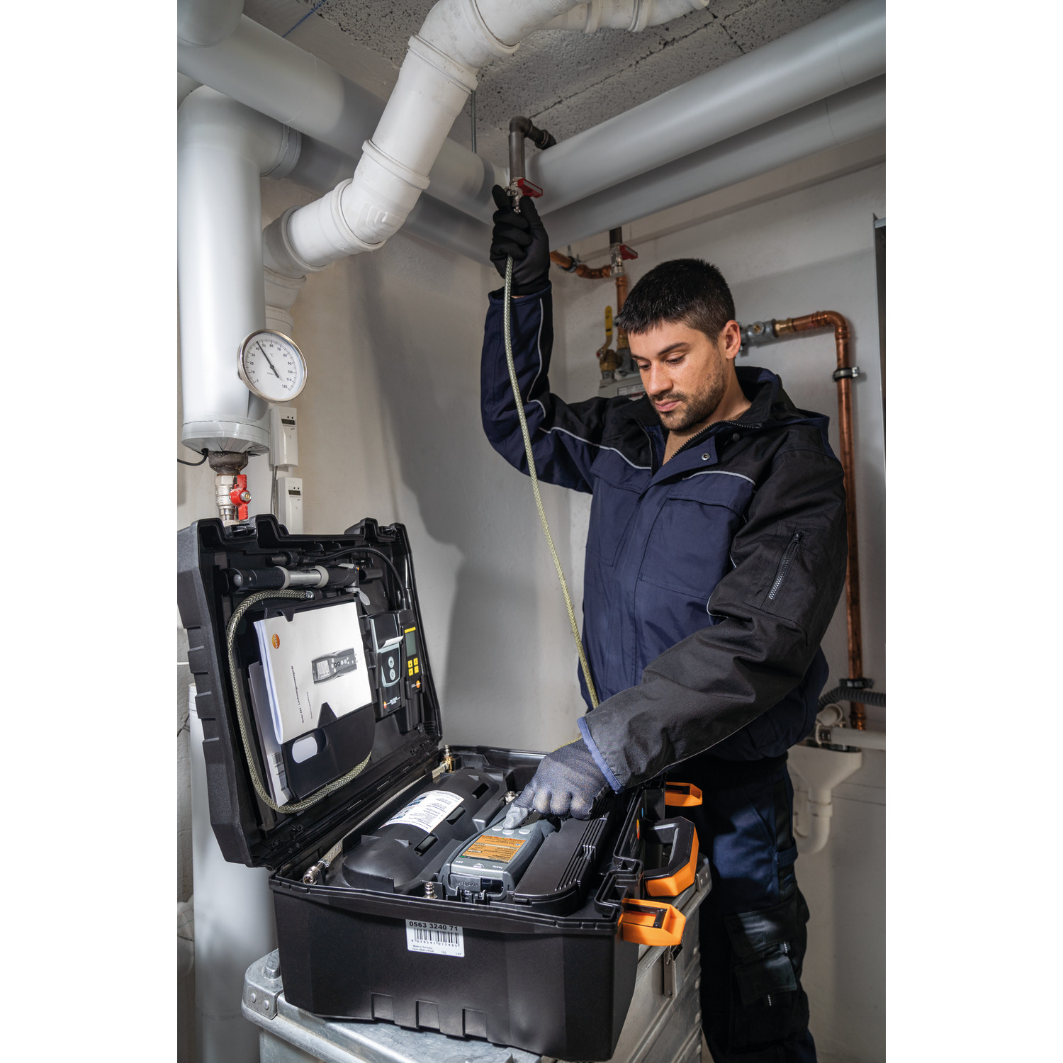 Druck- und Leckmengenmessgerät Basis-Set testo 324 – Druck– und Leckmengenmessgerät