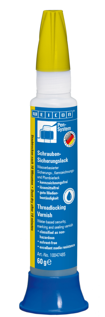 WEICON Schrauben-Sicherungs- lack 60 g, gelb