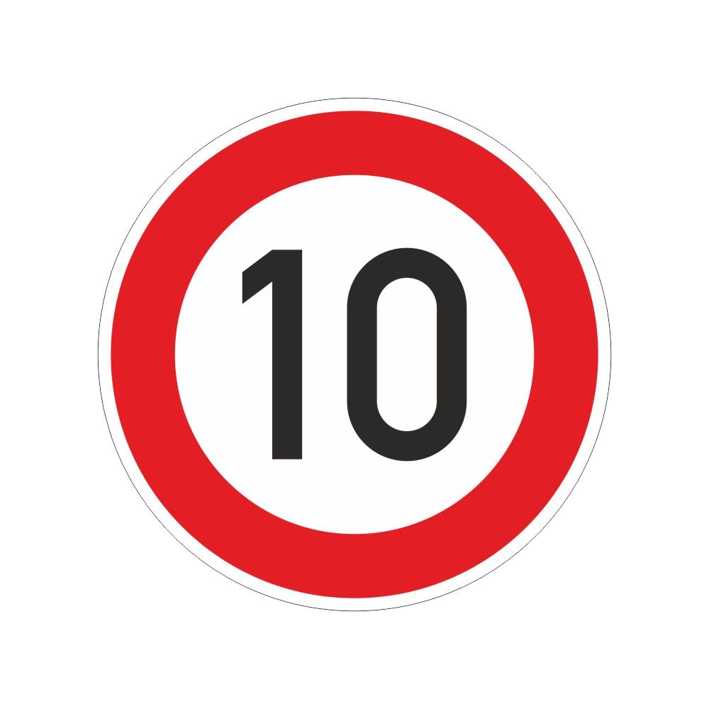 Færdselsmærke 10 km/t