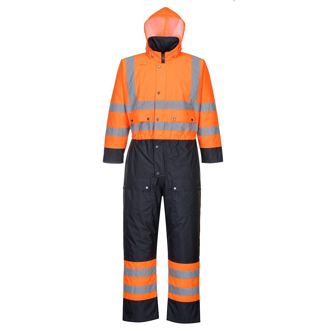 Warnschutz-Winteroverall Klasse 3 – wasserdicht und gefüttert