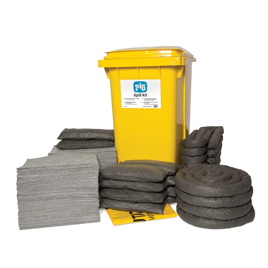 Universal-Notfallkit im 360-l-Rollcontainer