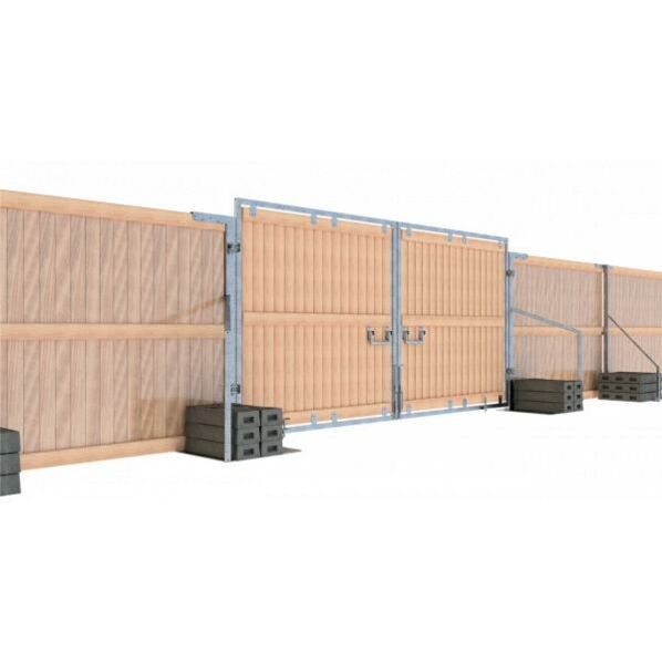 Holzbauzaun mobil, 20 mm