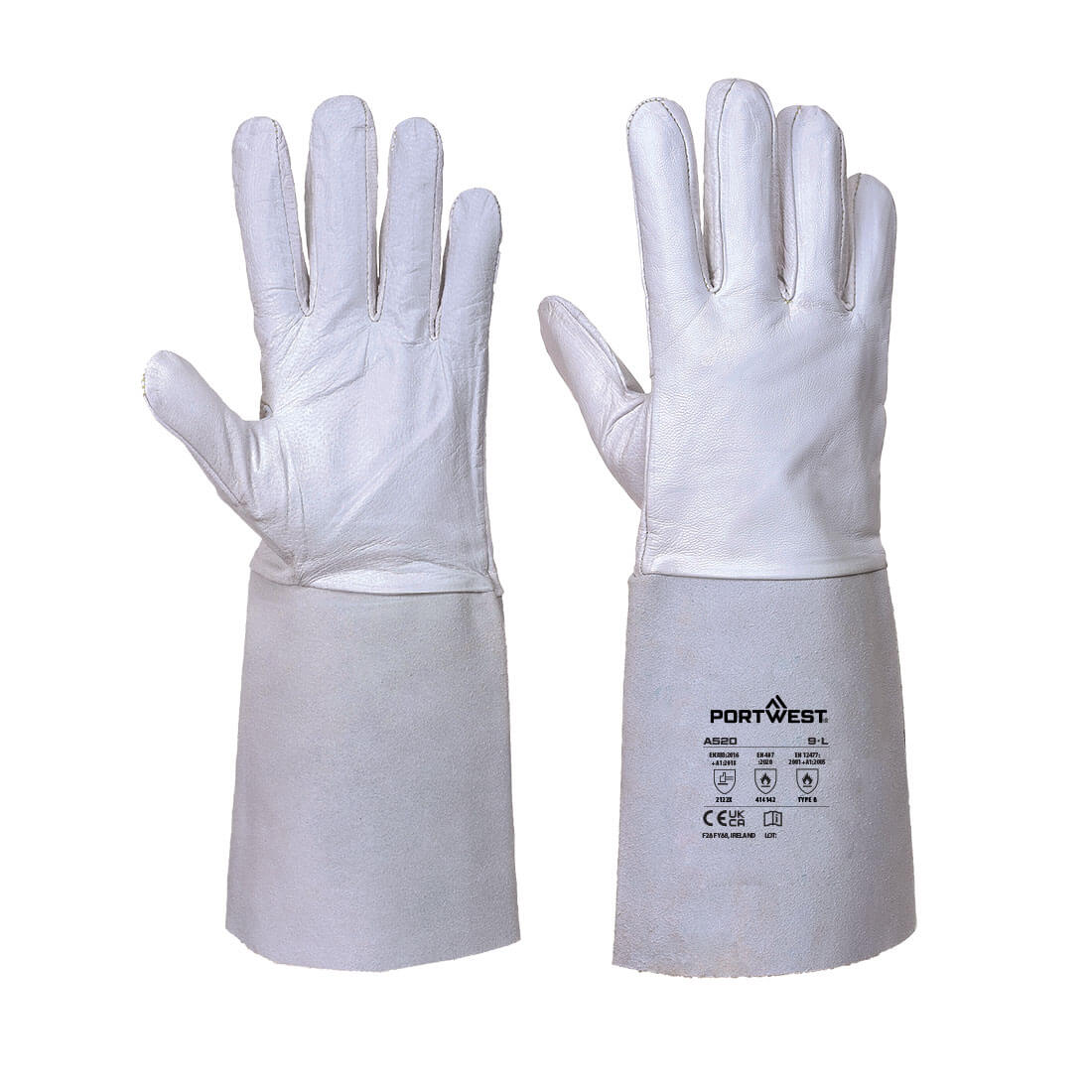 Premium Tig Schweißer-Stulpenhandschuh – Schweißerhandschuh EN 12477 | Portwest A520