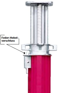 Stützturm, Alu-Deckenstütze bis 12 m