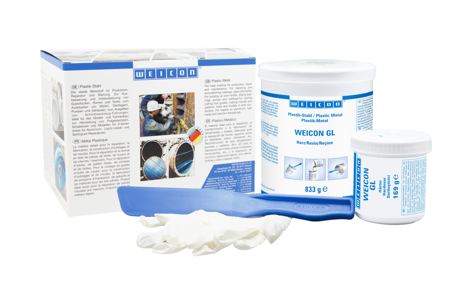 WEICON Plastik-Stahl GL, 1 kg