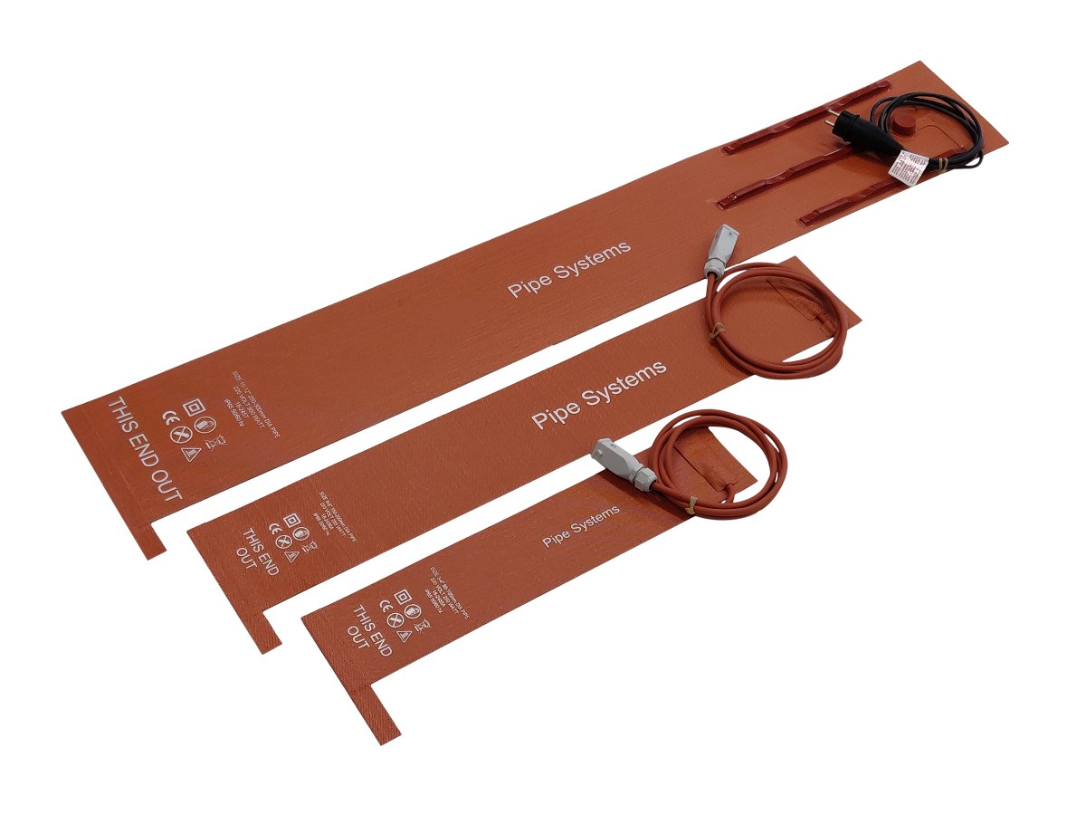 Heating jacket for curing GRP/GRE/PE pipe joints up to 180 °C
