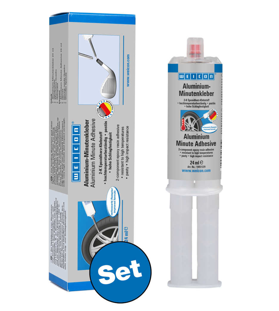 WEICON Aluminium-Minutenkleber 24 ml DE/EN
