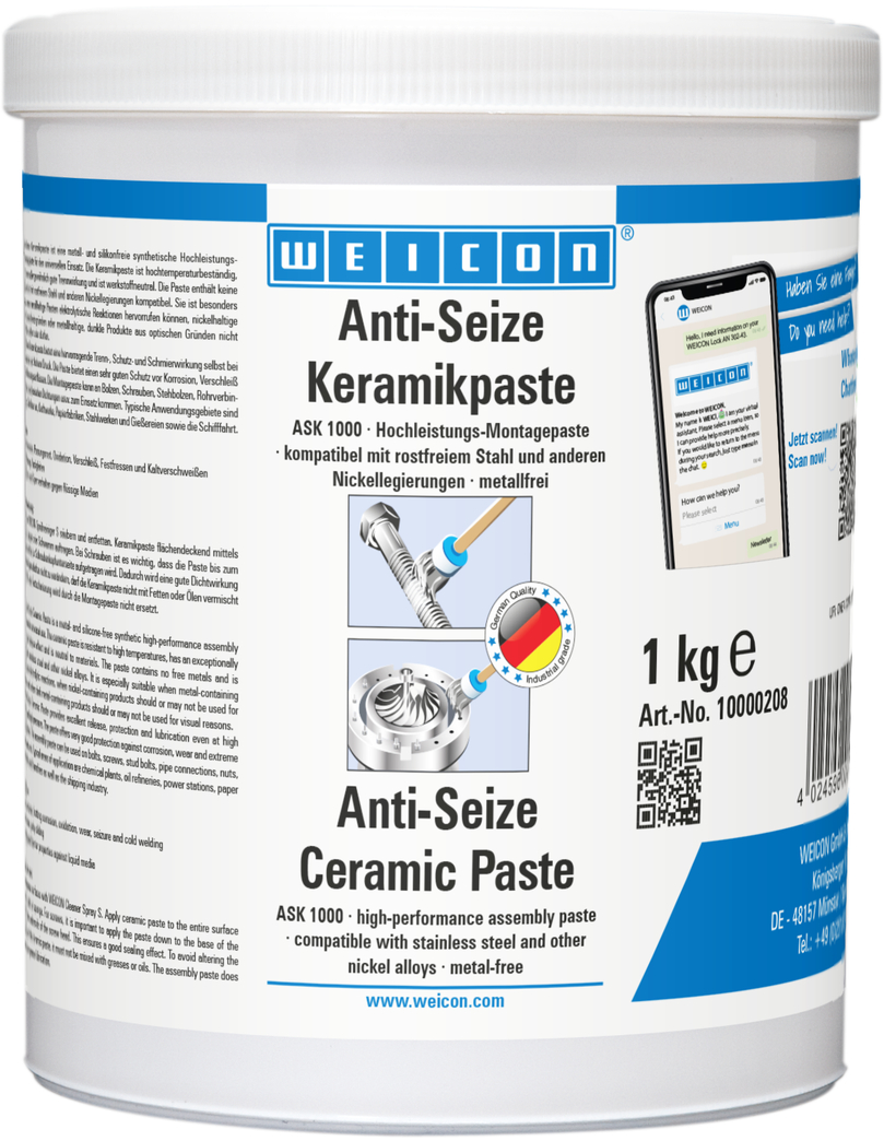WEICON ASK 1000 1 kg Anti-Seize Keramikpaste