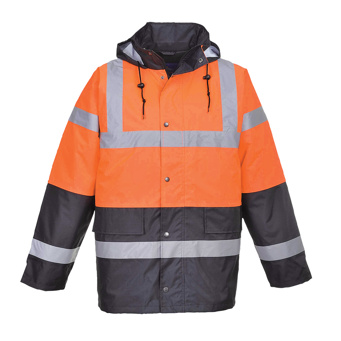 Hi-Vis Kontrast Winter Verkehrsjacke – Warnschutz Klasse 3 mit Kälteschutz EN 342 | Portwest S467
