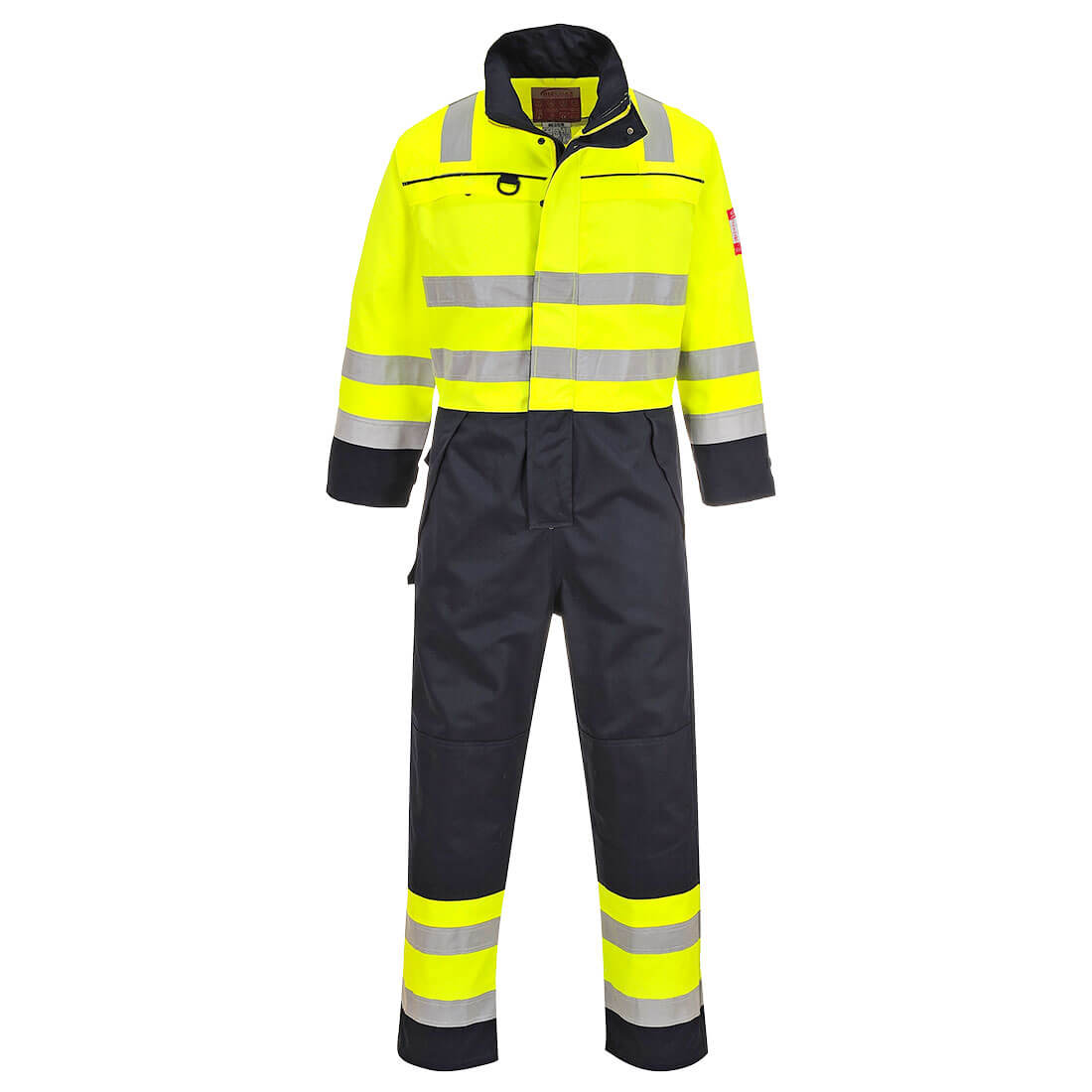 Bizflame Work Hi-Vis Multinorm Kontrast FR Overall – Störlichtbogenschutz ELIM 13 cal/cm² | Portwest FR60