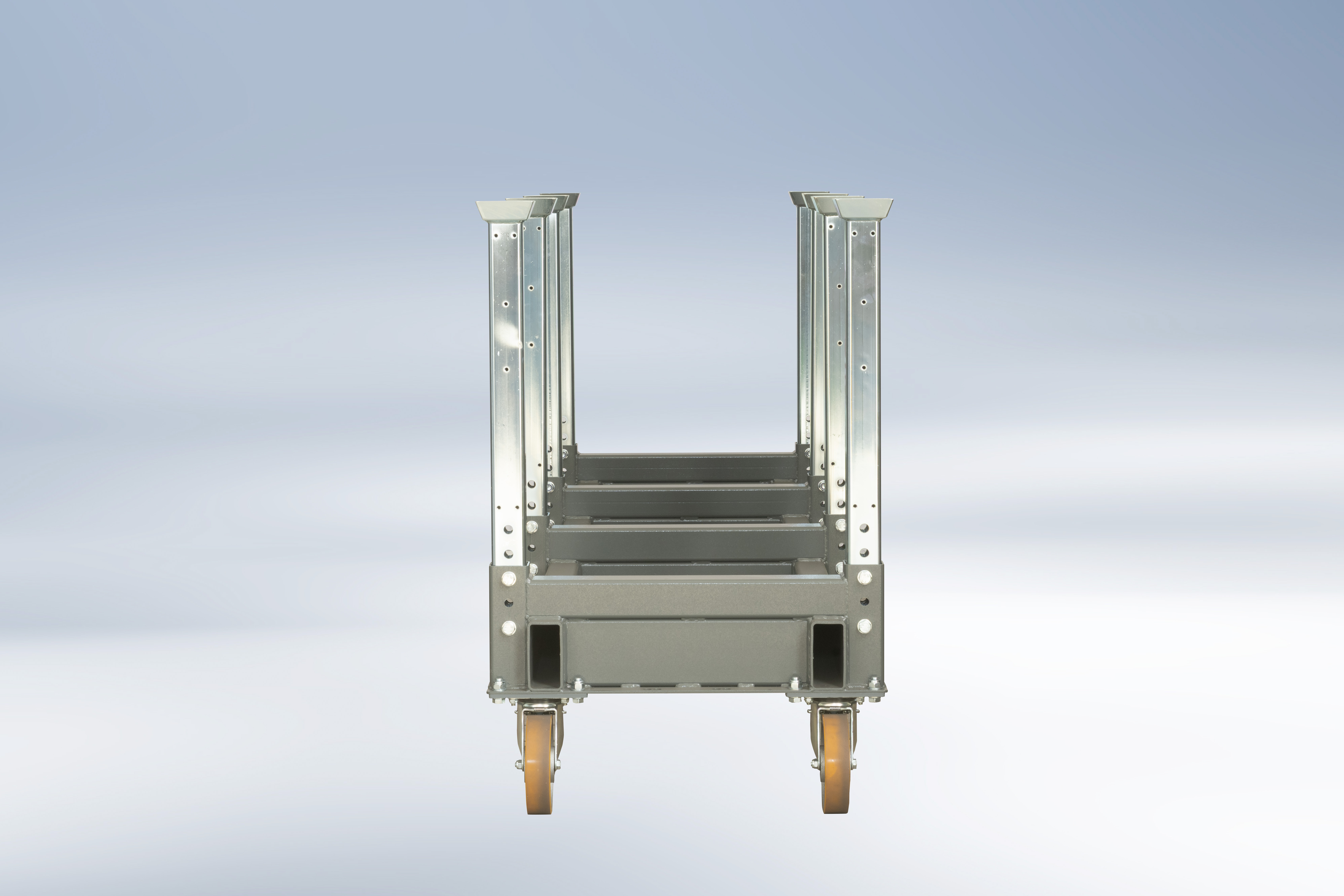 Langgutwagen für Stangen, Rohre und Profile bis 4 m, bis 3.000 kg, 3020 × 820 × 1200 mm