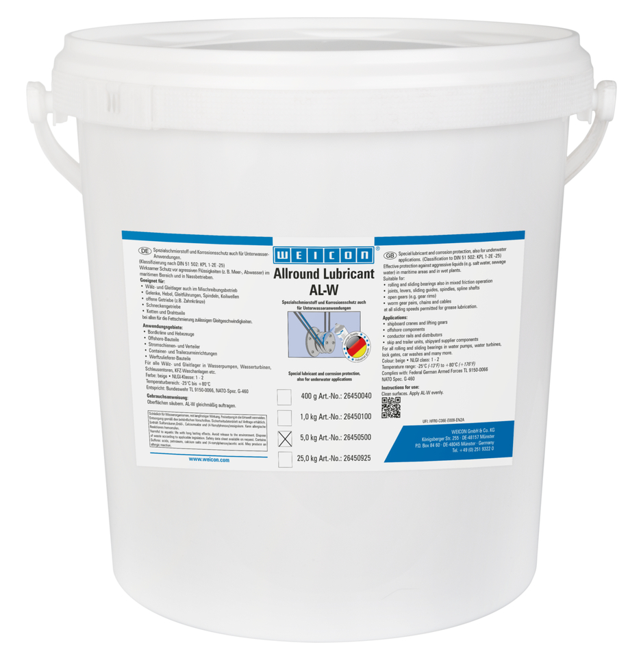 WEICON Allround-Lubricant 5 kg AL-W 5000 Spezialschmierstoff