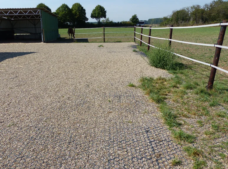Paddockplatte 40 × 50 cm, schwarz