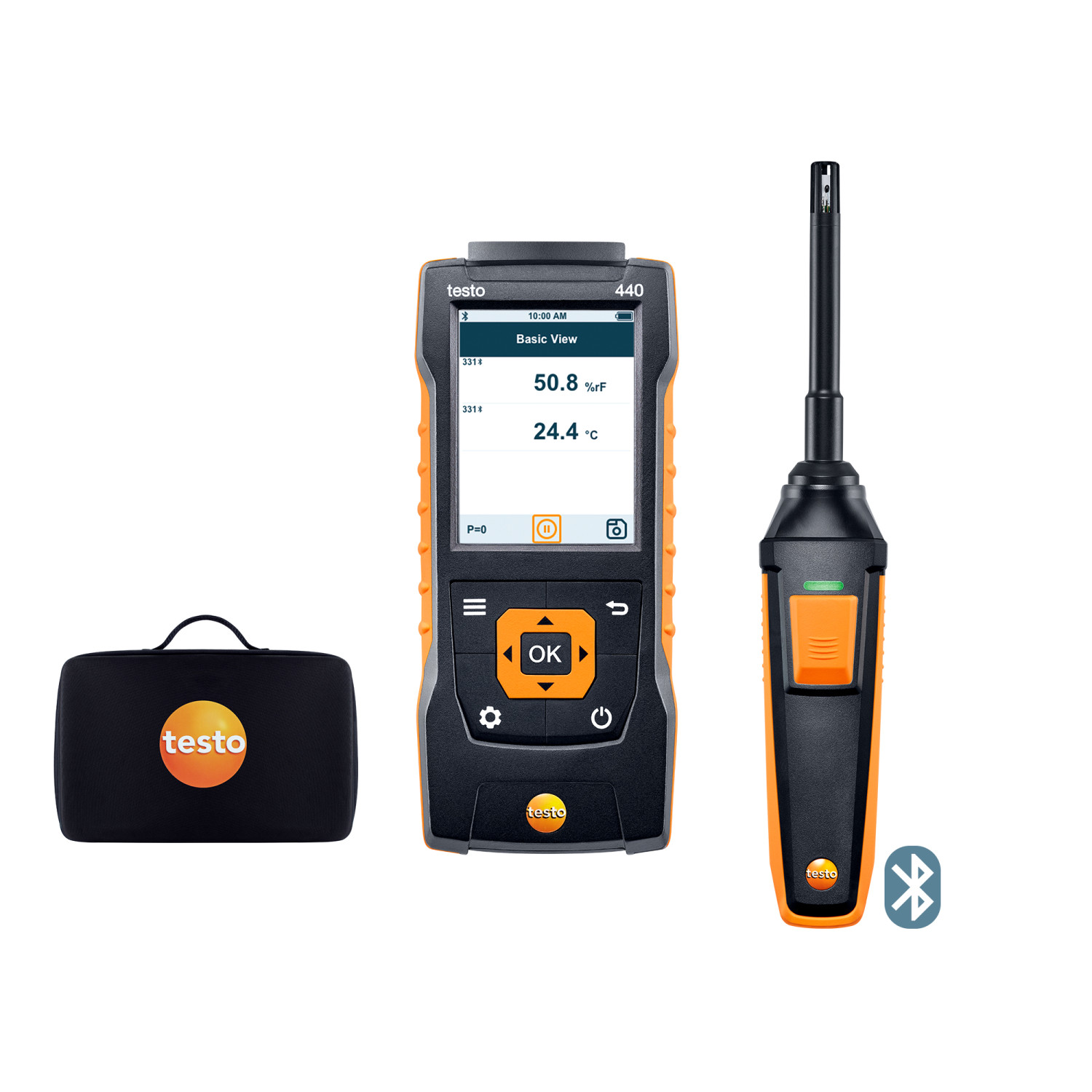 Klimamessgerät testo 440 Feuchte-Set mit Bluetooth®