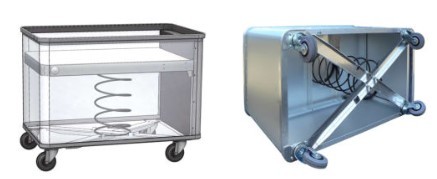 Laundry Trolley (Spring Floor)