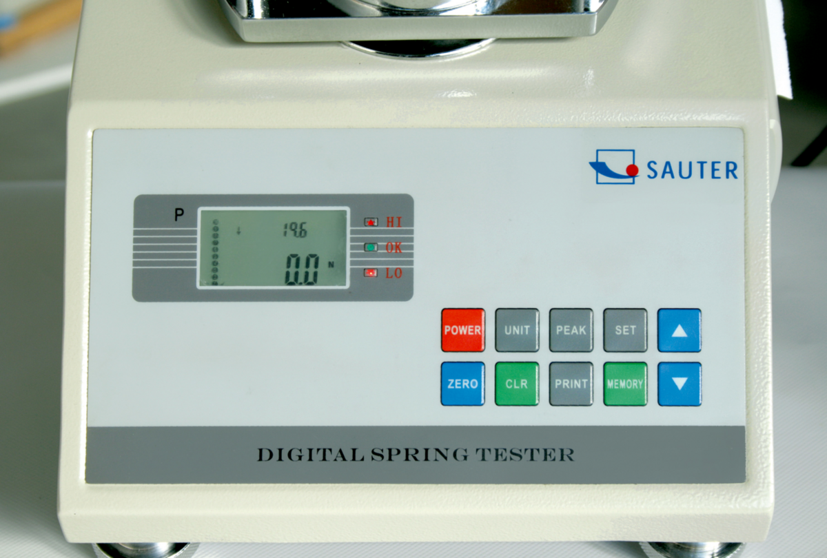 Federprüfgerät SAUTER SD 50N100 – Zug- und Druckfedern bis 50 N
