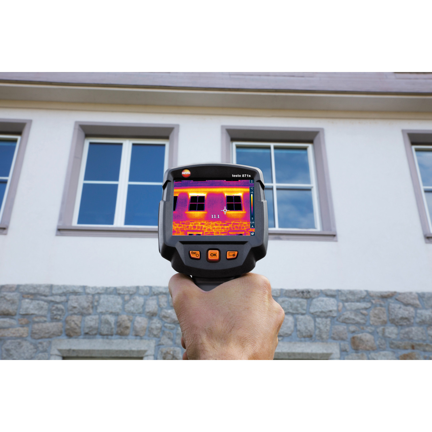 Wärmebildkamera (240 x 180 Pixel, App) testo 871s