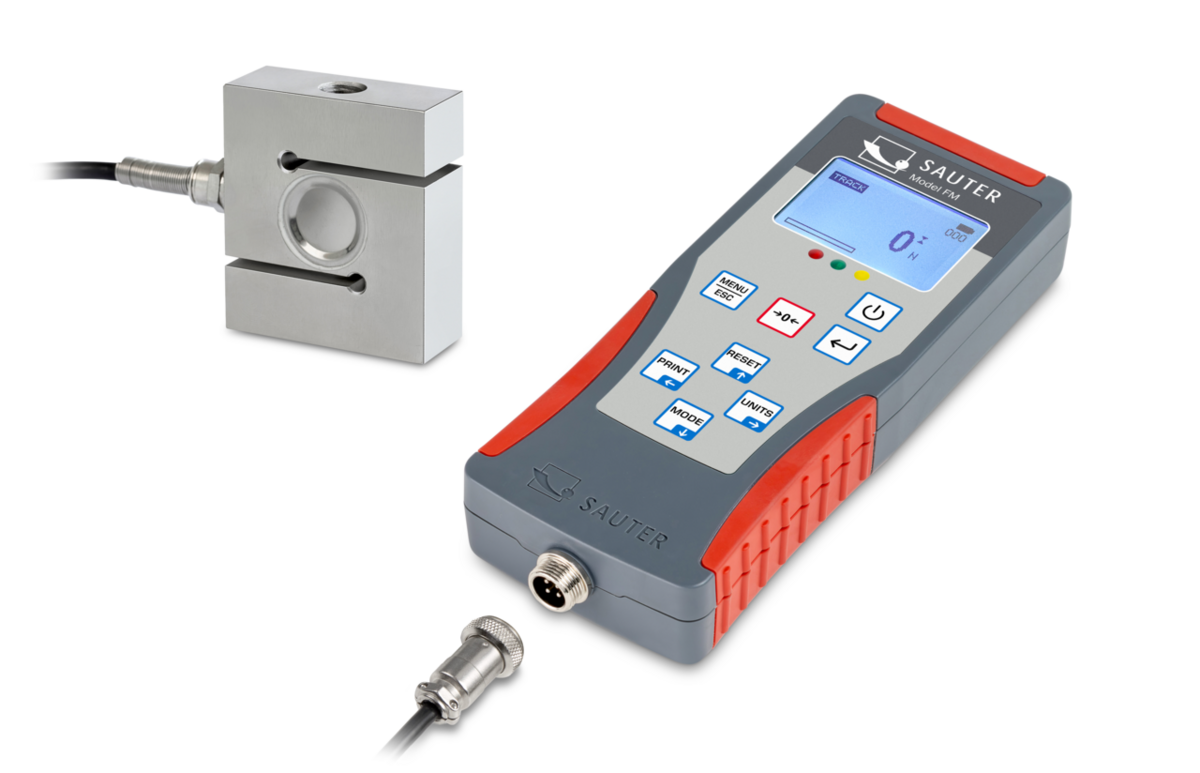 Kraftmessgerät SAUTER FM mit externer Messzelle – 1 kN bis 20 kN