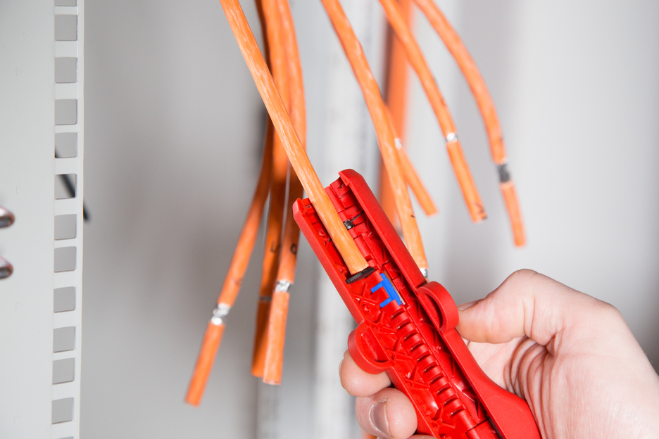 WEICON Cat Cable-Stripper No.10, rot/blau