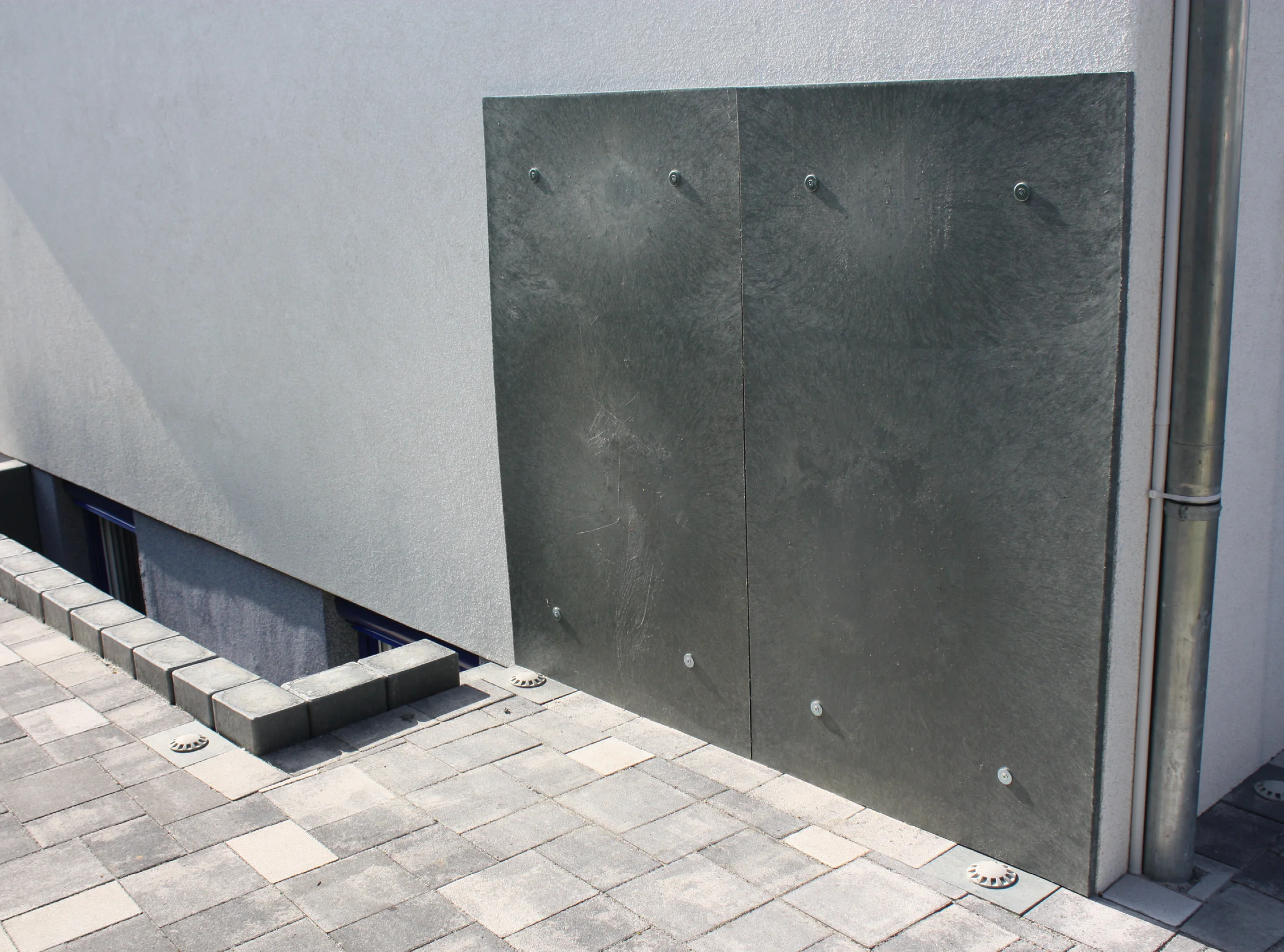 Kunststoffplatte aus Recycling-Kunststoff