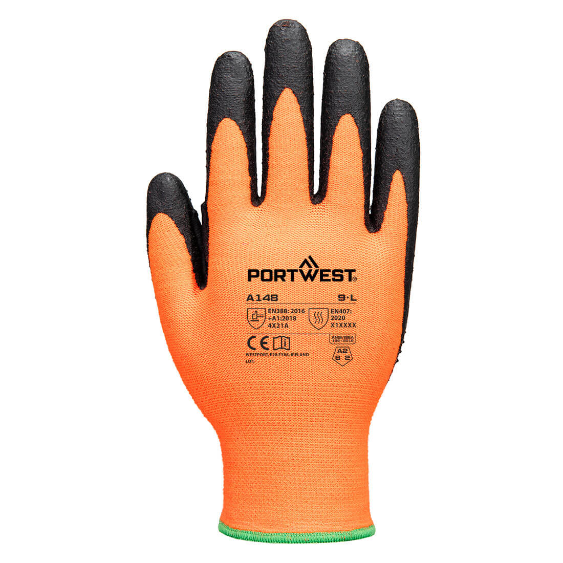 Grip 13 Nitril-Handschuh hochgepunktet – Kälteschutz nach EN 511 | Portwest A148