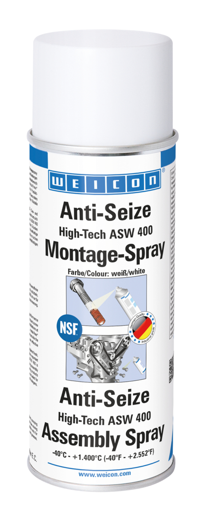 WEICON Anti-Seize ASW 400, 400 ml High-Tech Montagespray