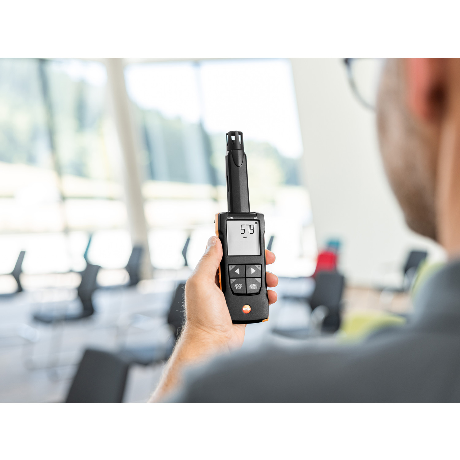 CO2-Messgerät testo 535 – Digitales CO₂-Messgerät mit App-Anbindung