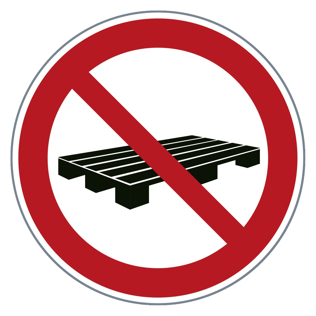 Förbudsskylt Parkering och förvaring förbjuden
