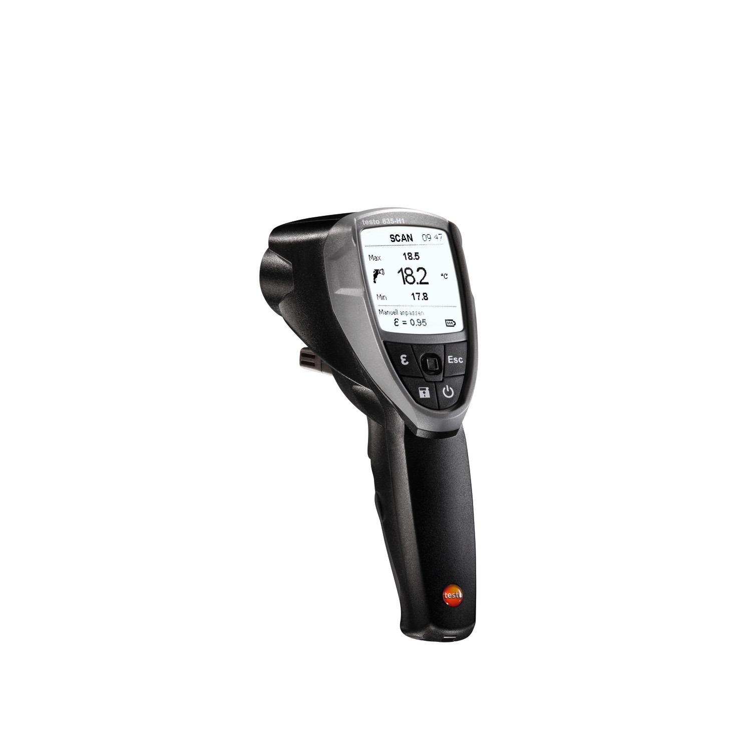 Infrarot-Thermometer testo 835-H1 – Infrarotthermometer mit Feuchtemessung
