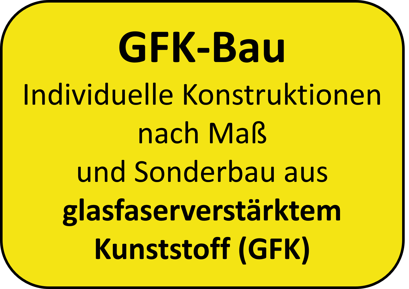 GFK-Bau/-Konstruktion