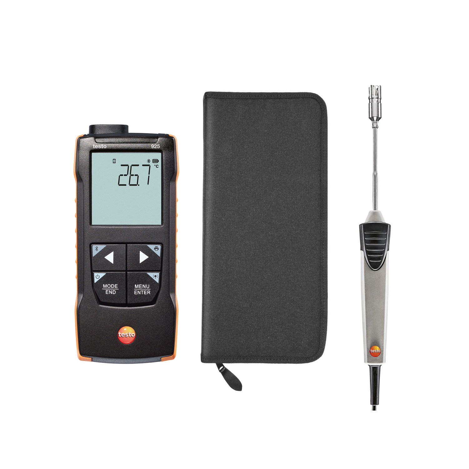 Temperaturmessgerät testo 925 Set mit Oberflächenfühler