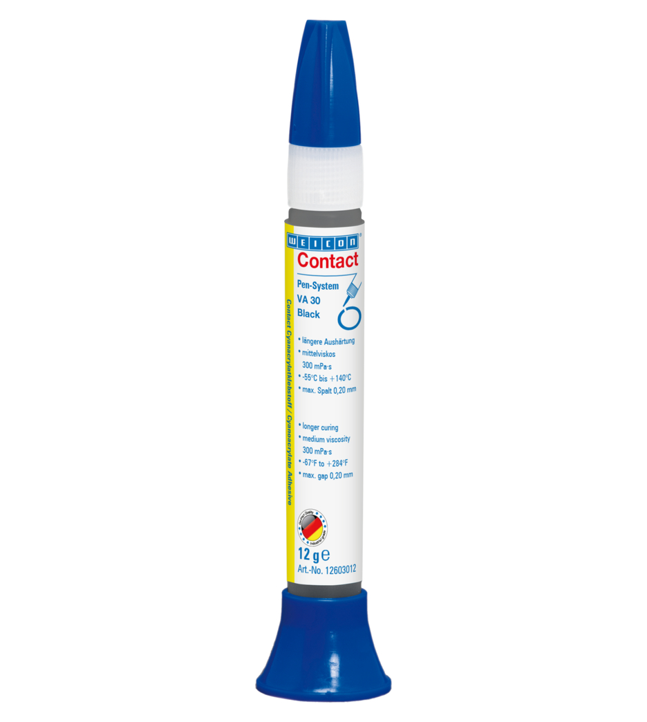 WEICON Contact VA 30 Black 12 g, Pen-System