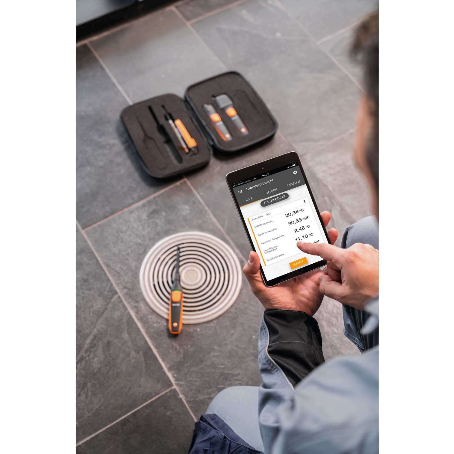 Smart Probes Messgeräte-Set testo Smart Probes Klima-Set