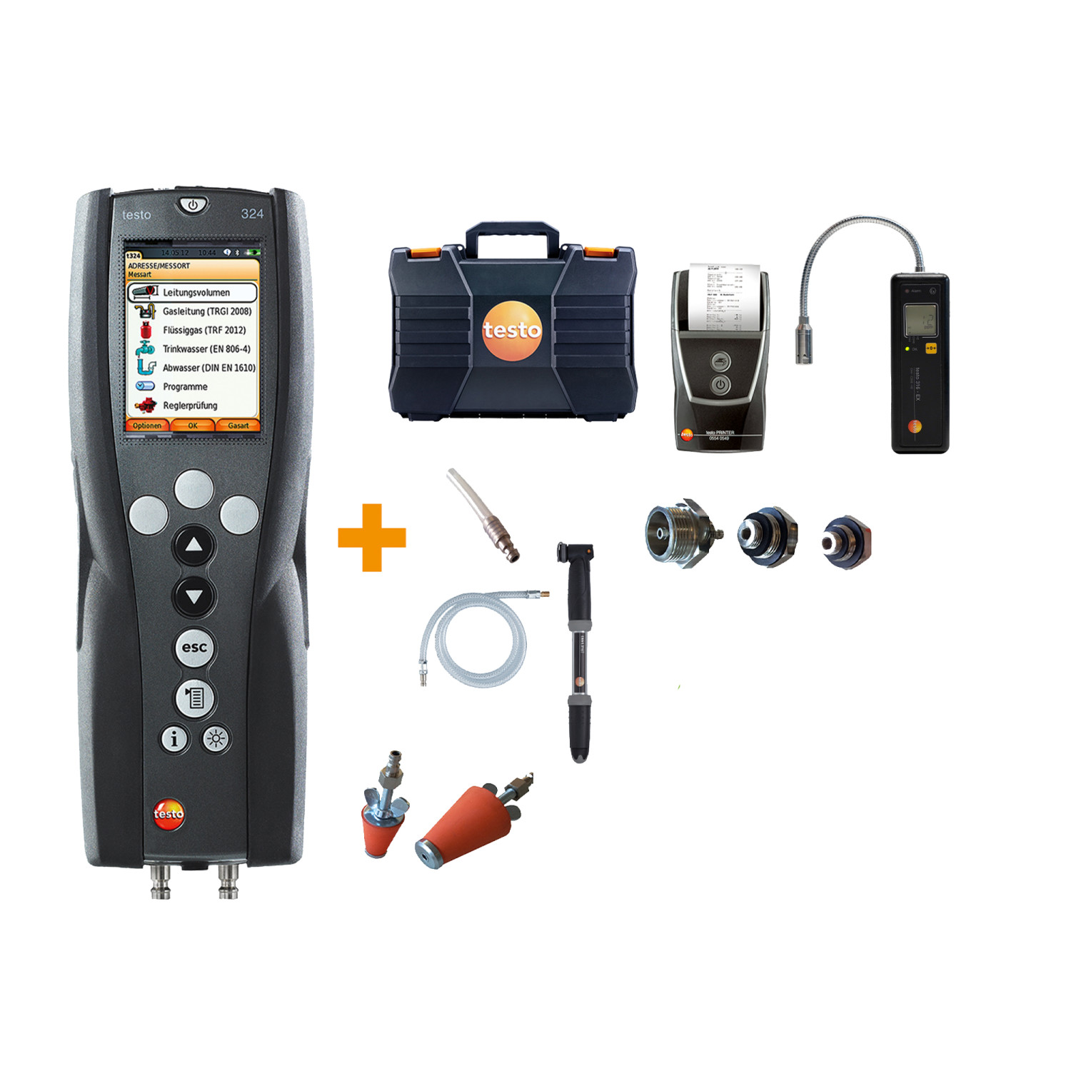 Druck- und Leckmengenmessgerät Profi-Set testo 324