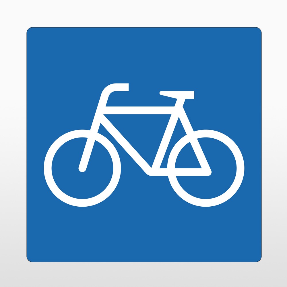 "Fahrrad" Bodenschild
