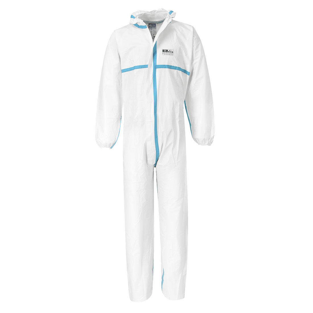 BizTex mikroporöser Overall Typ 4/5/6 (Pk50) – Chemikalienschutz Typ 4/5/6 | Portwest ST60