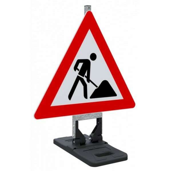 Klappschild-Ständer für Bauschilder