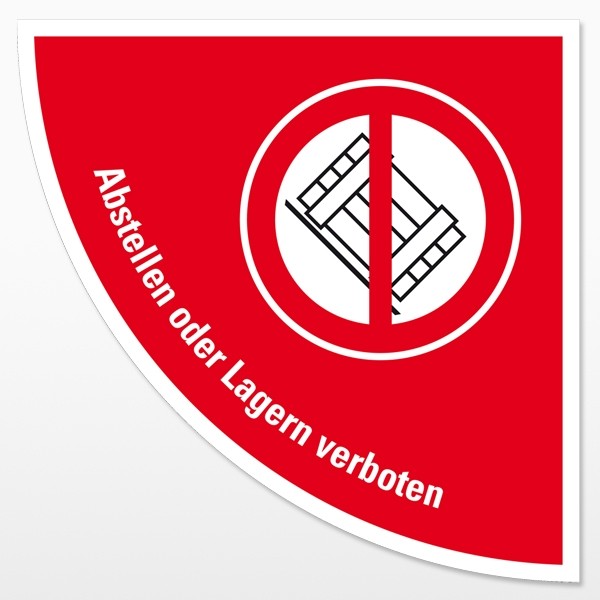 Bodenmarkierung für Türöffnungen