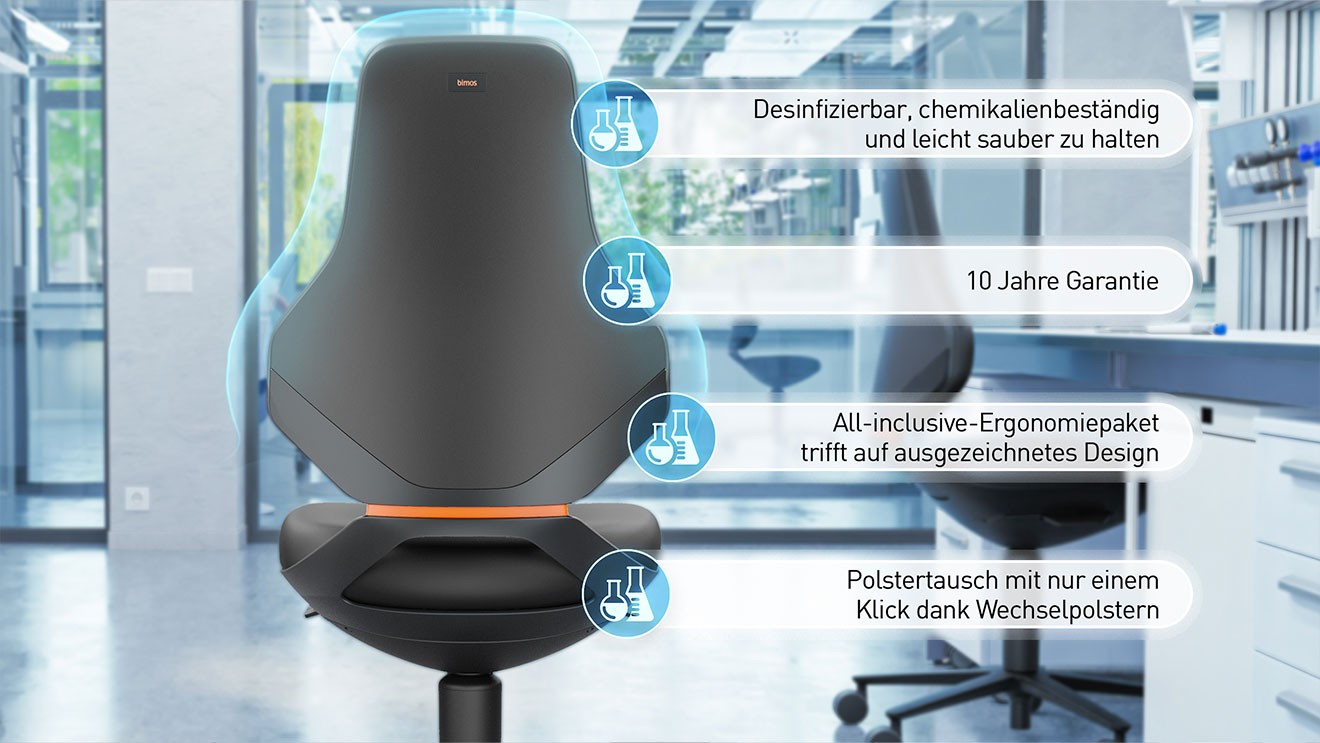 Arbeitsstuhl ergonomisch