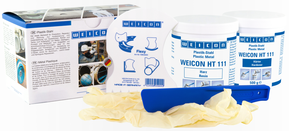 WEICON Plastik-Stahl HT 111 1 kg