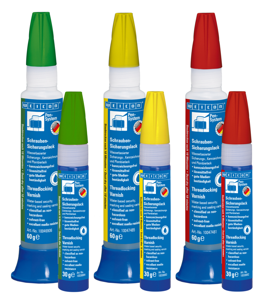 WEICON Schrauben-Sicherungs- lack 30 g, gelb