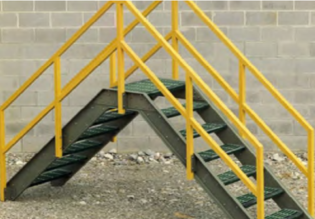 Custom-Made Access Ladder as Staircase
